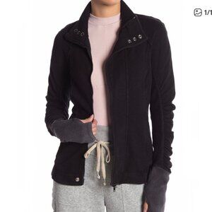 Free People Movement Cool Zip Jacket Black Rare Size L